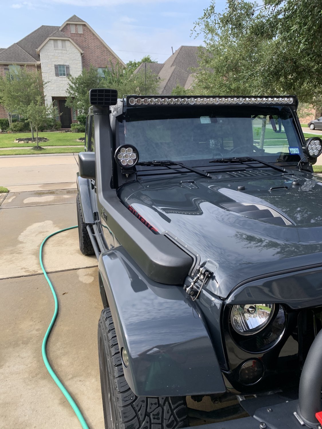 AEV Snorkel Kit with Ram Air for 0718 Jeep Wrangler JK Quadratec