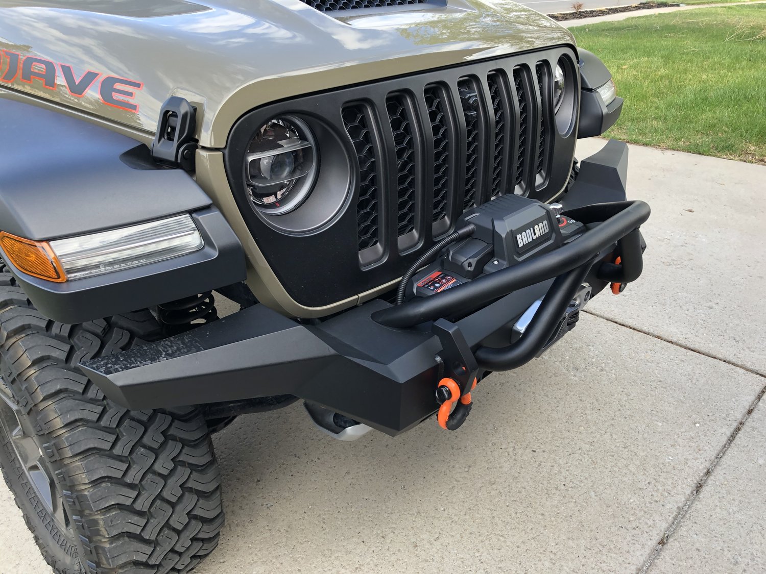 Rugged Ridge 11540.31 HD Full Width Front Bumper for 0722 Jeep