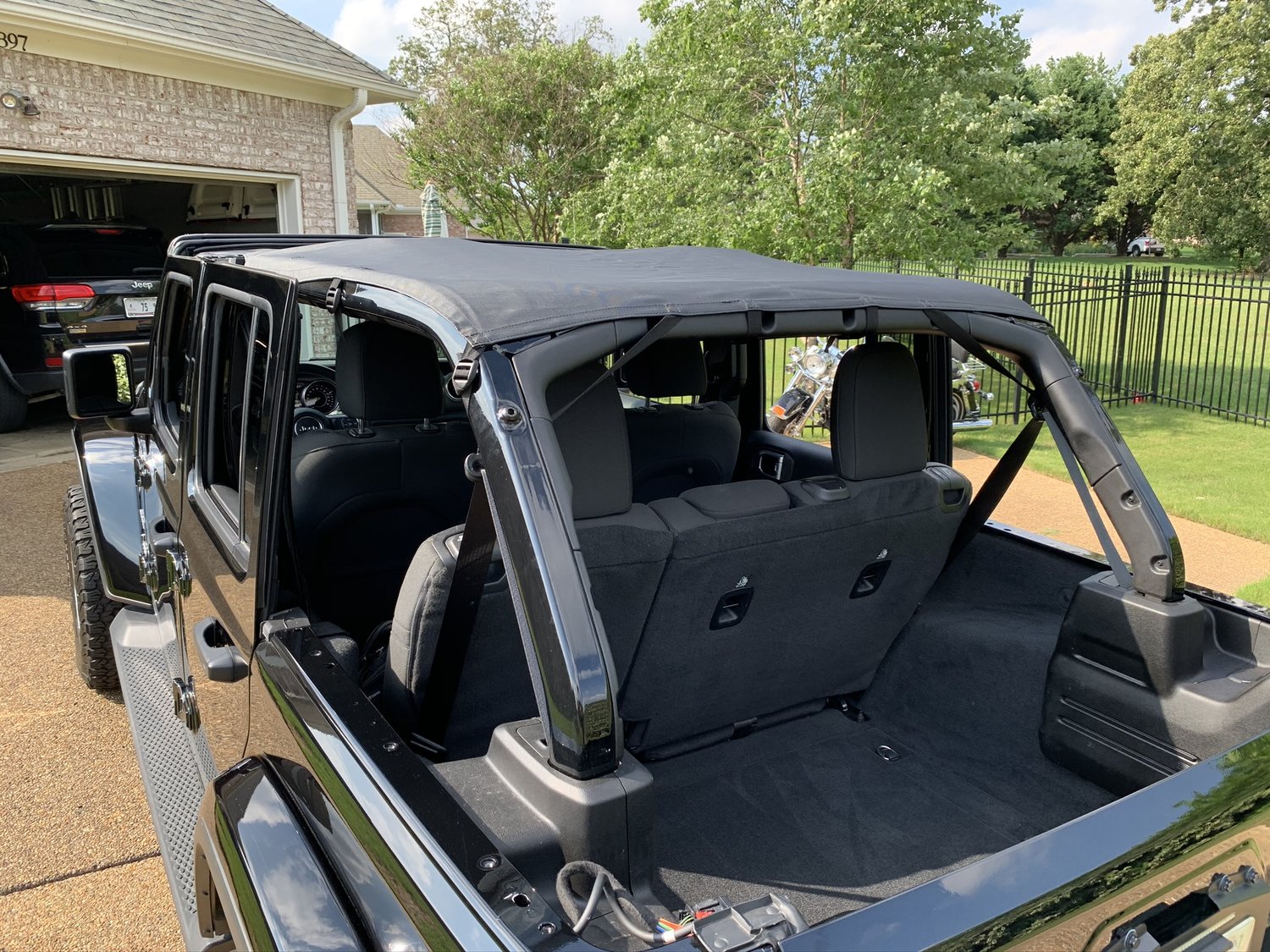 MasterTop Bimini Top Plus for 1823 Jeep Wrangler JL Unlimited Quadratec