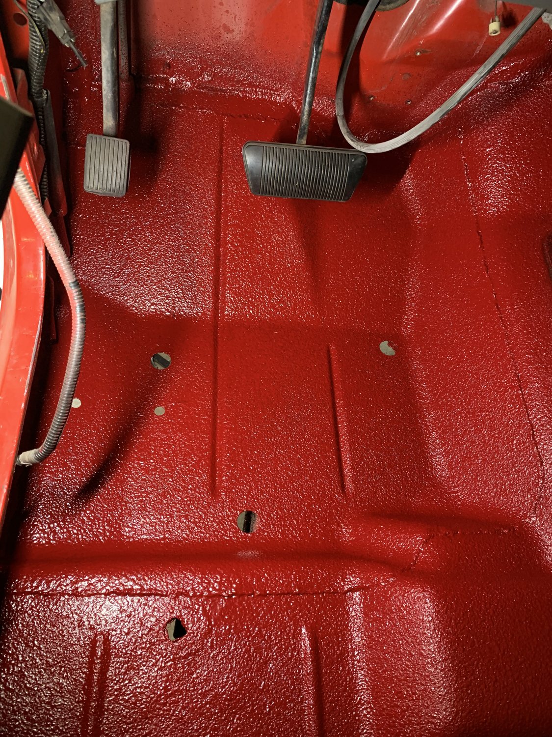 Key Parts Stamped Steel Front Floor Pan for 7695 Jeep CJ and Wrangler