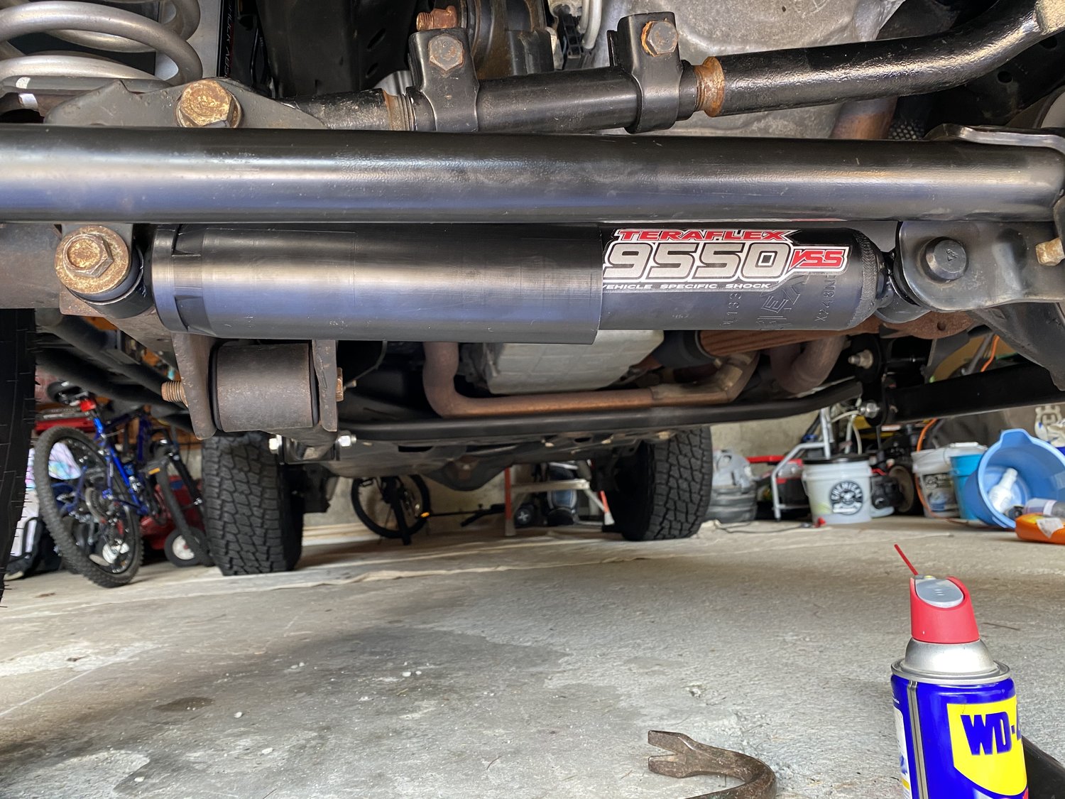 Teraflex 1513001 TERA 9550 VSS Steering Stabilizer for 9718 Jeep