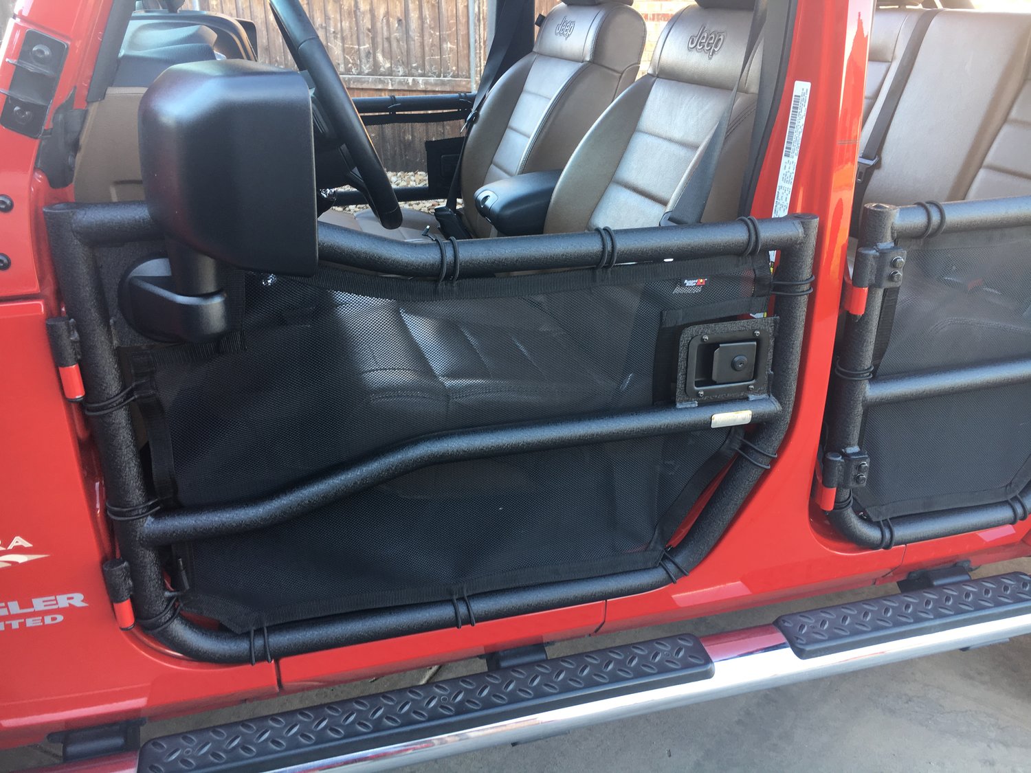 Rugged Ridge 11509 26 Front And Rear Tube Doors With