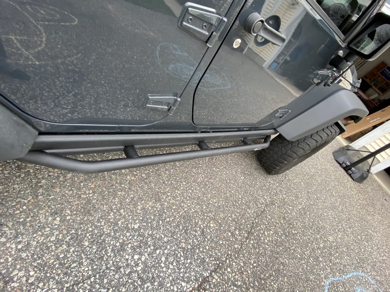 Quadratec QRC Rock Sliders for 0718 Jeep Wrangler Unlimited Rubicon JK