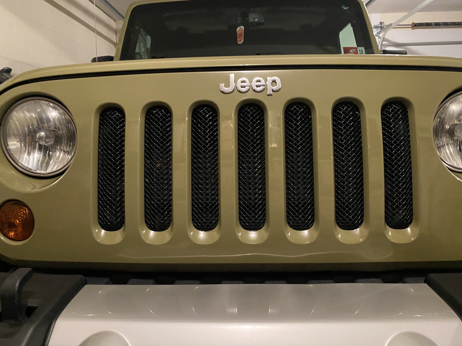 Crown Automotive Grille Screen for 0718 Jeep Wrangler JK Quadratec