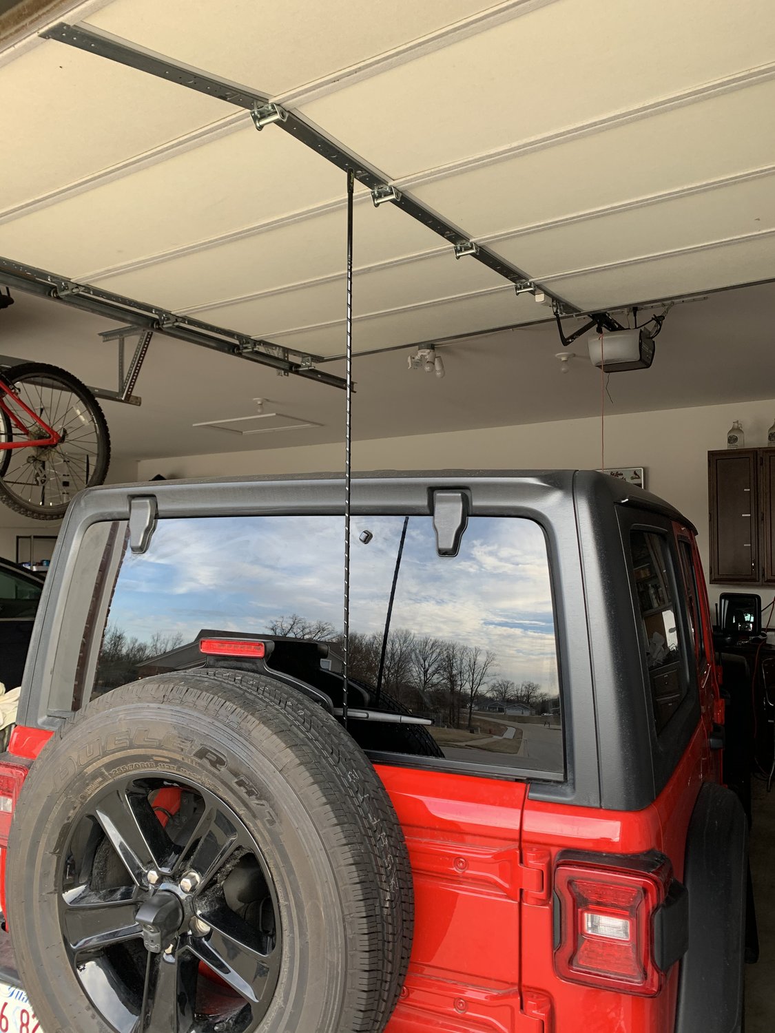 Quadratec Extreme Duty Stainless CB Radio Antenna Rear Tailgate Mount with 48" Antenna for 1821