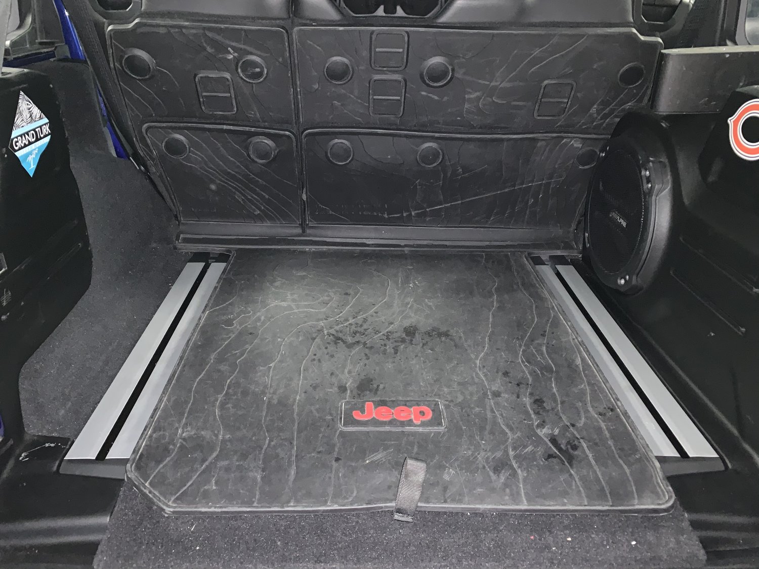 Mopar 68419017AA Floor Cargo Trail Rail for 2018 Jeep Wrangler JL