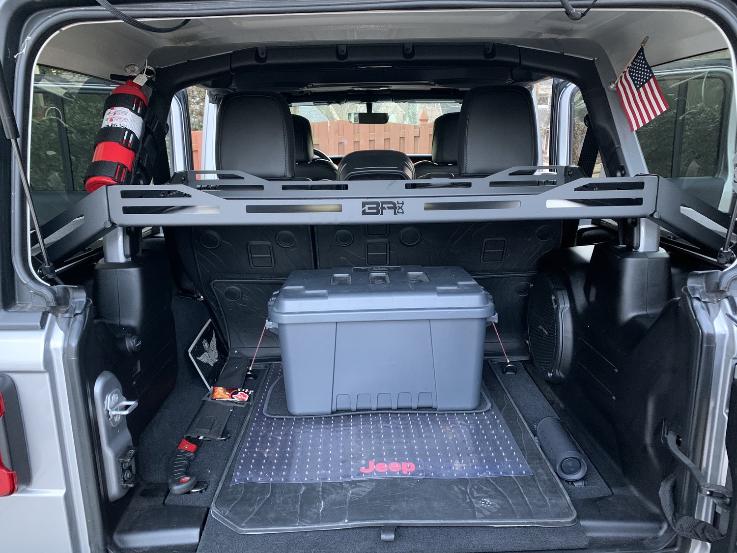 Body Armor 5147 Interior Rack for 07 21 Jeep Wrangler JK Unlimited