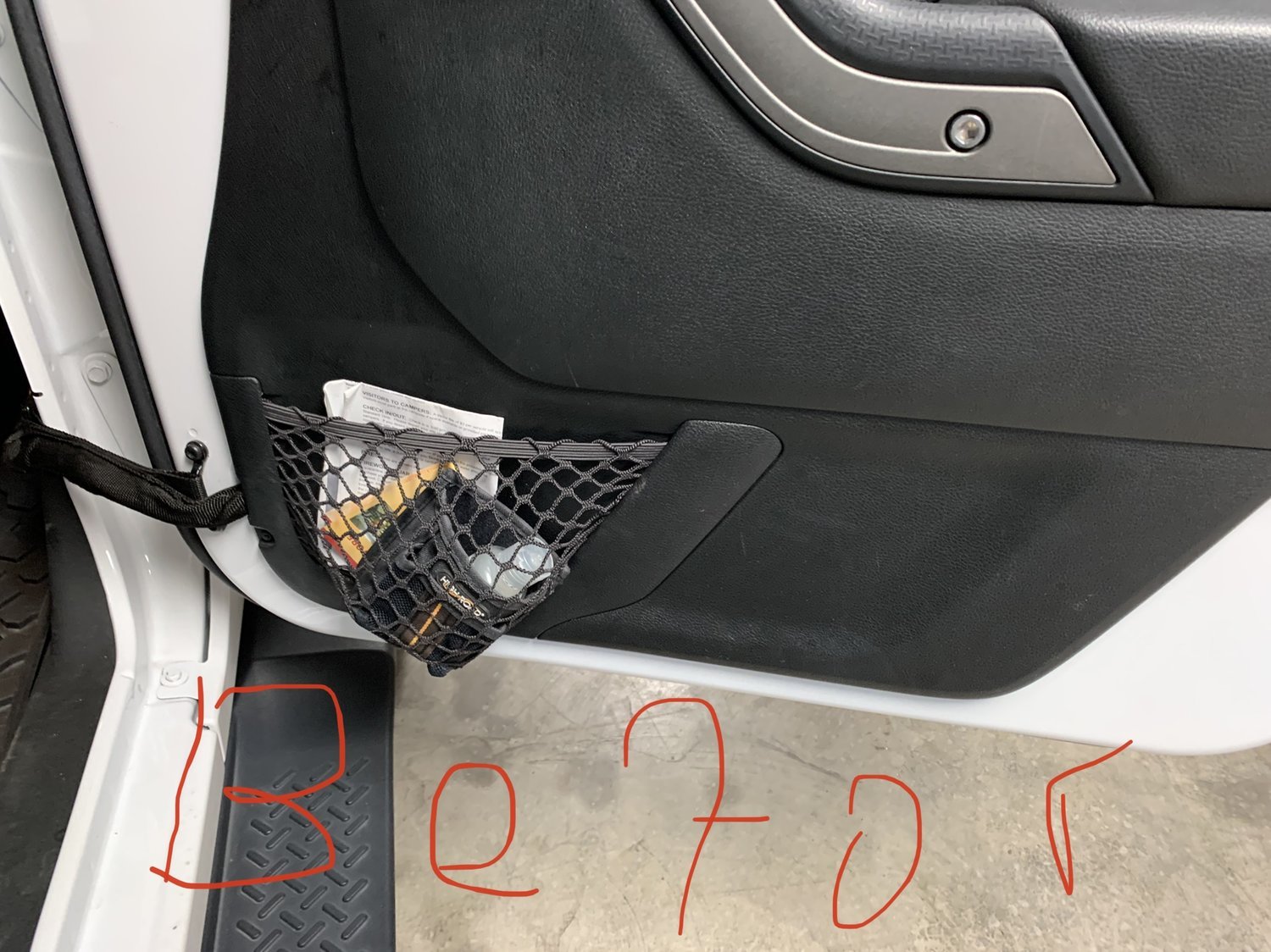 Overland Outfitters Door Panel Pockets for 1118 Jeep Wrangler JK Quadratec