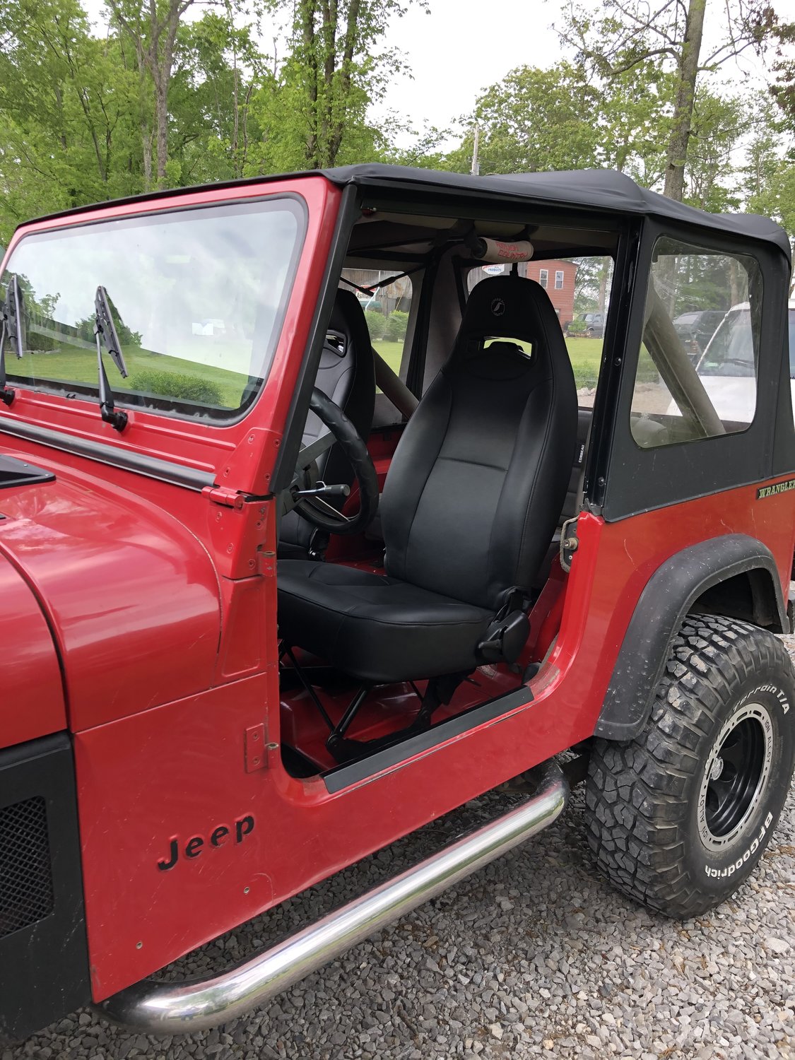 Corbeau Moab Reclining Front Seat Pair for 7618 Jeep CJ5, CJ7, CJ8 Scrambler, Wrangler YJ