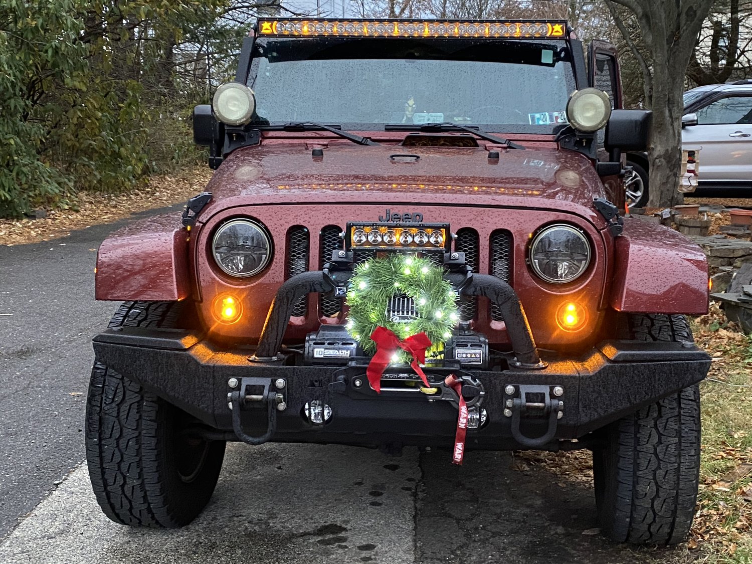Wreath for jeep wrangler deals