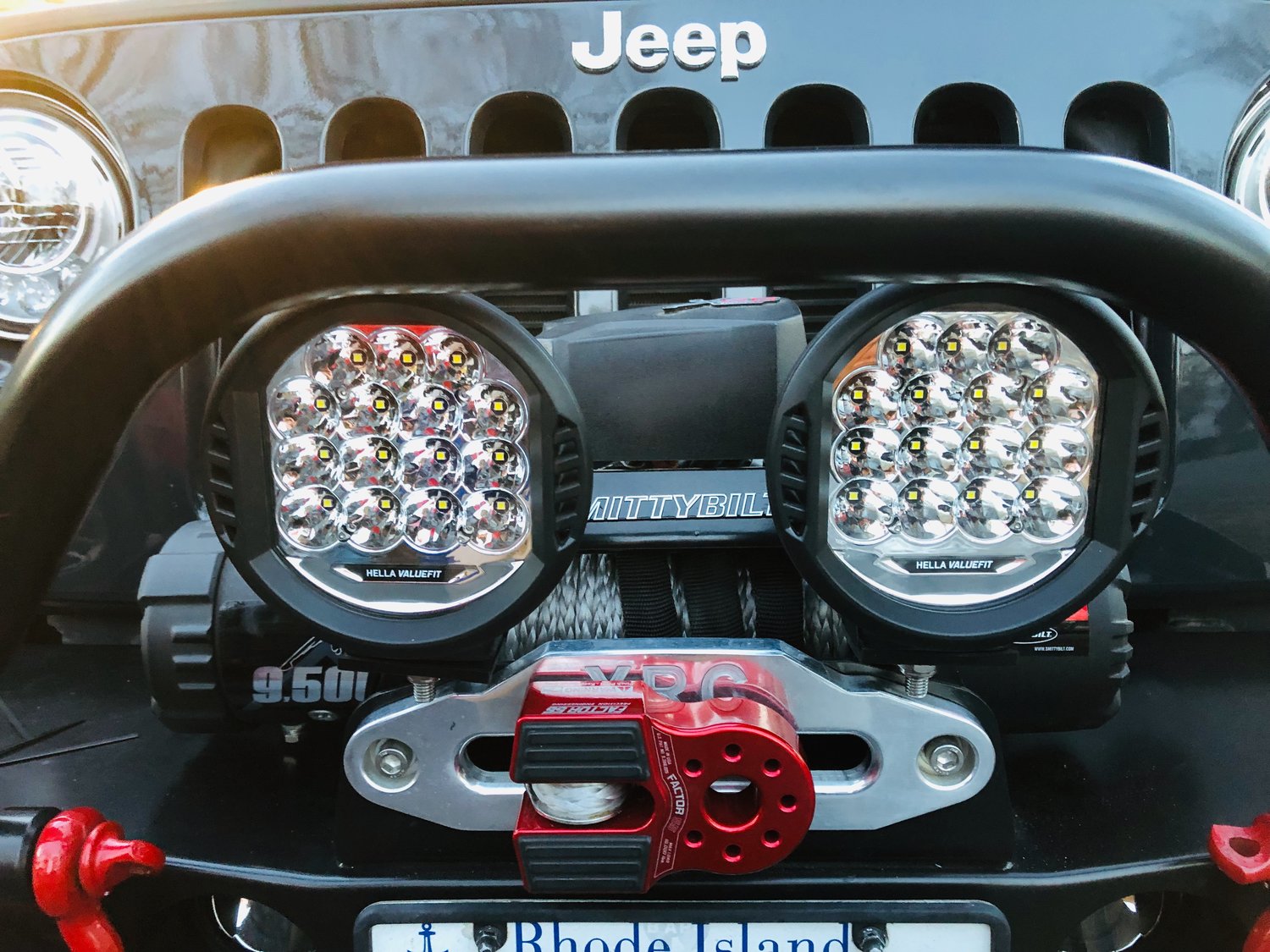 Hella 358117171 500 LED 7" Driving Light Kit Quadratec