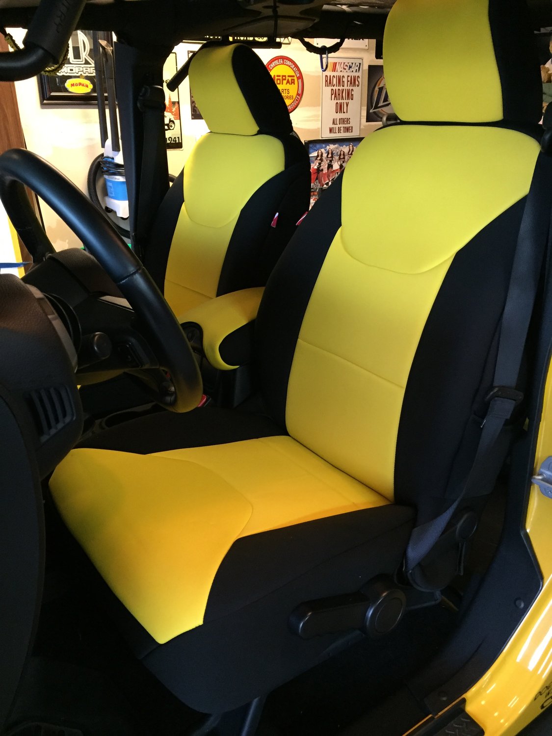 Diver Down Front and Rear Neoprene Seat Covers for 0718 Wrangler Unlimited JK 4Door Quadratec