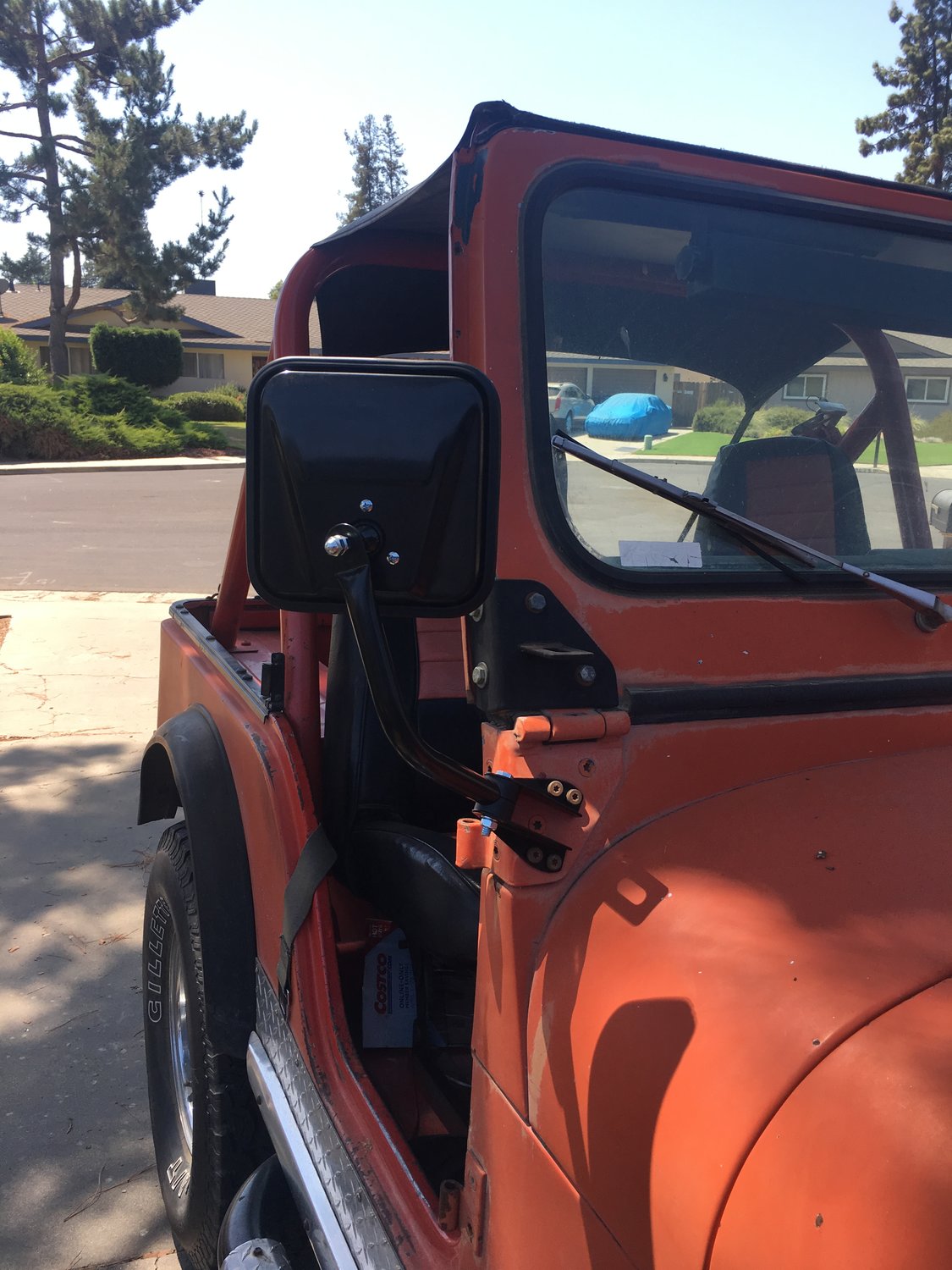 Rampage Products 7617 Side Mirrors for 5586 Jeep CJ5, CJ7, CJ8