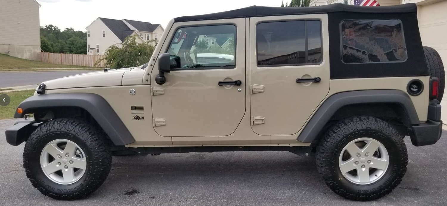Aev spacer lift jk Clearance