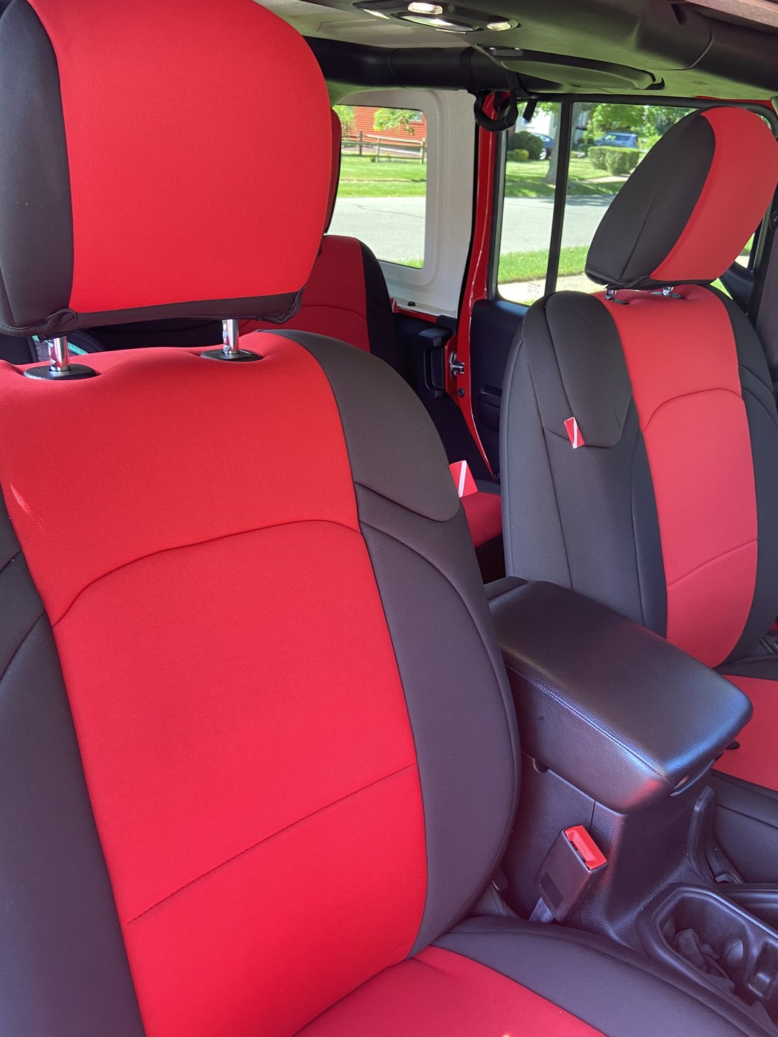 Diver Down Front and Rear Neoprene Seat Covers for 1823 Jeep Wrangler