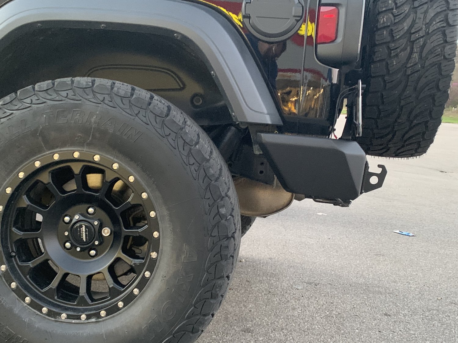 Go Rhino 371200t Rockline Full Width Rear Bumper For 18 20