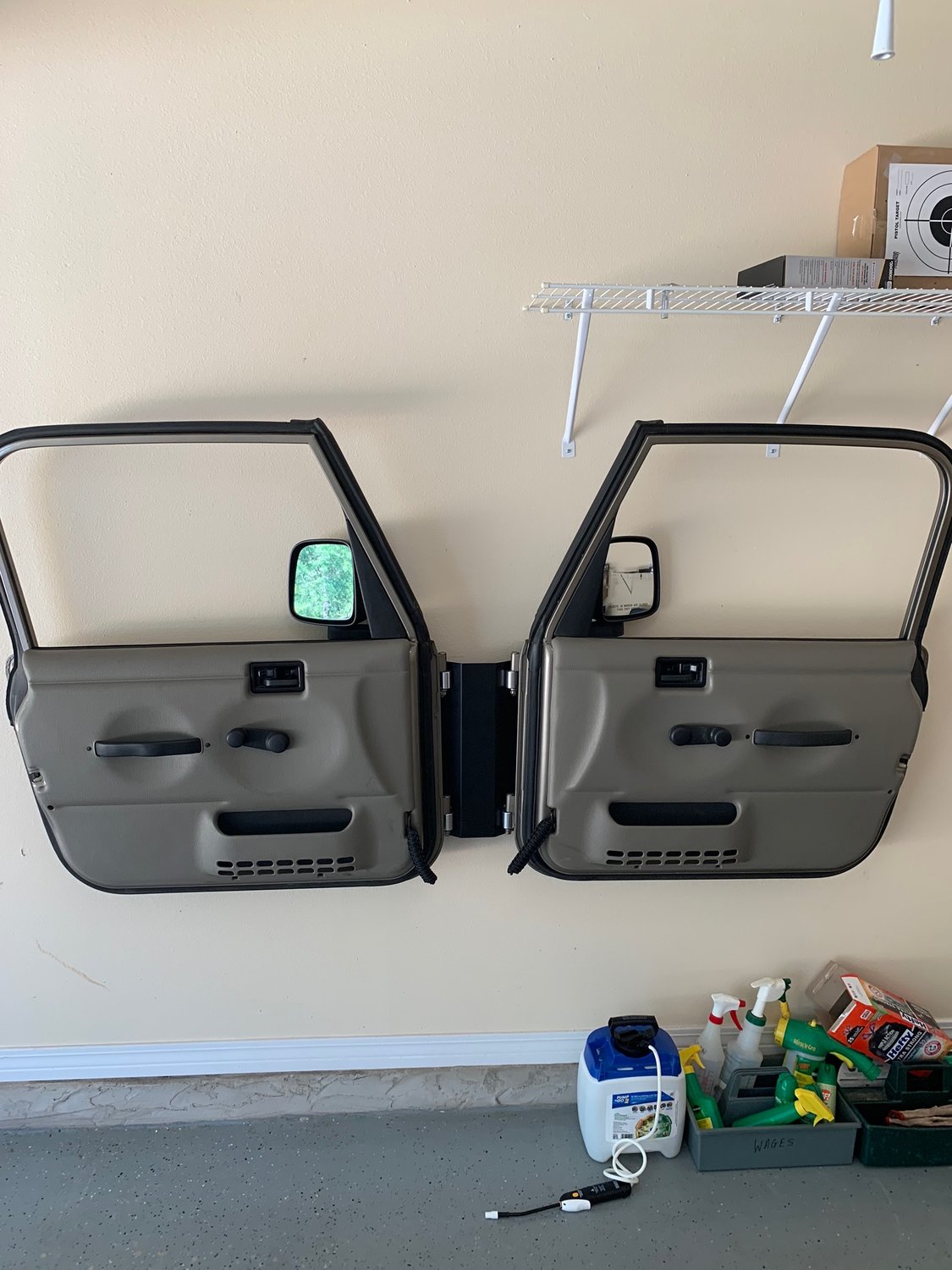 Quadratec Door Storage Hanger for 7624 Jeep Wrangler, Gladiator, & CJ