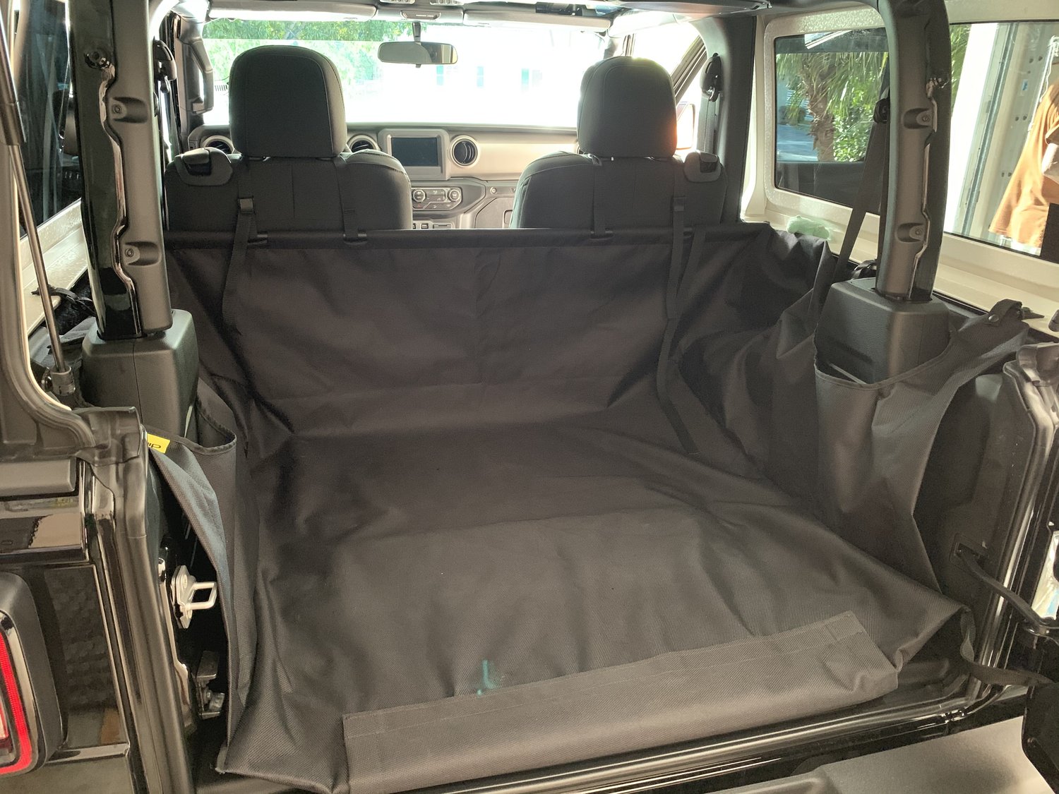 Dirtydog 4X4 Rear Cargo Liner for 1820 Jeep Wrangler JL 2Door Quadratec