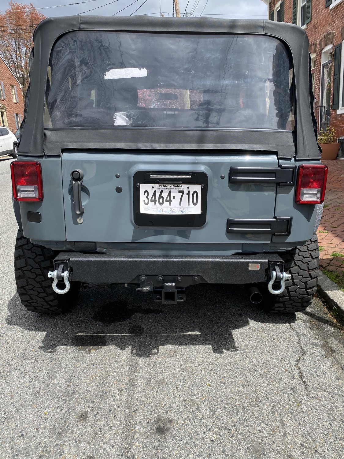 Fishbone Offroad FB22135 Rear Bumper Delete for 0718 Jeep Wrangler JK