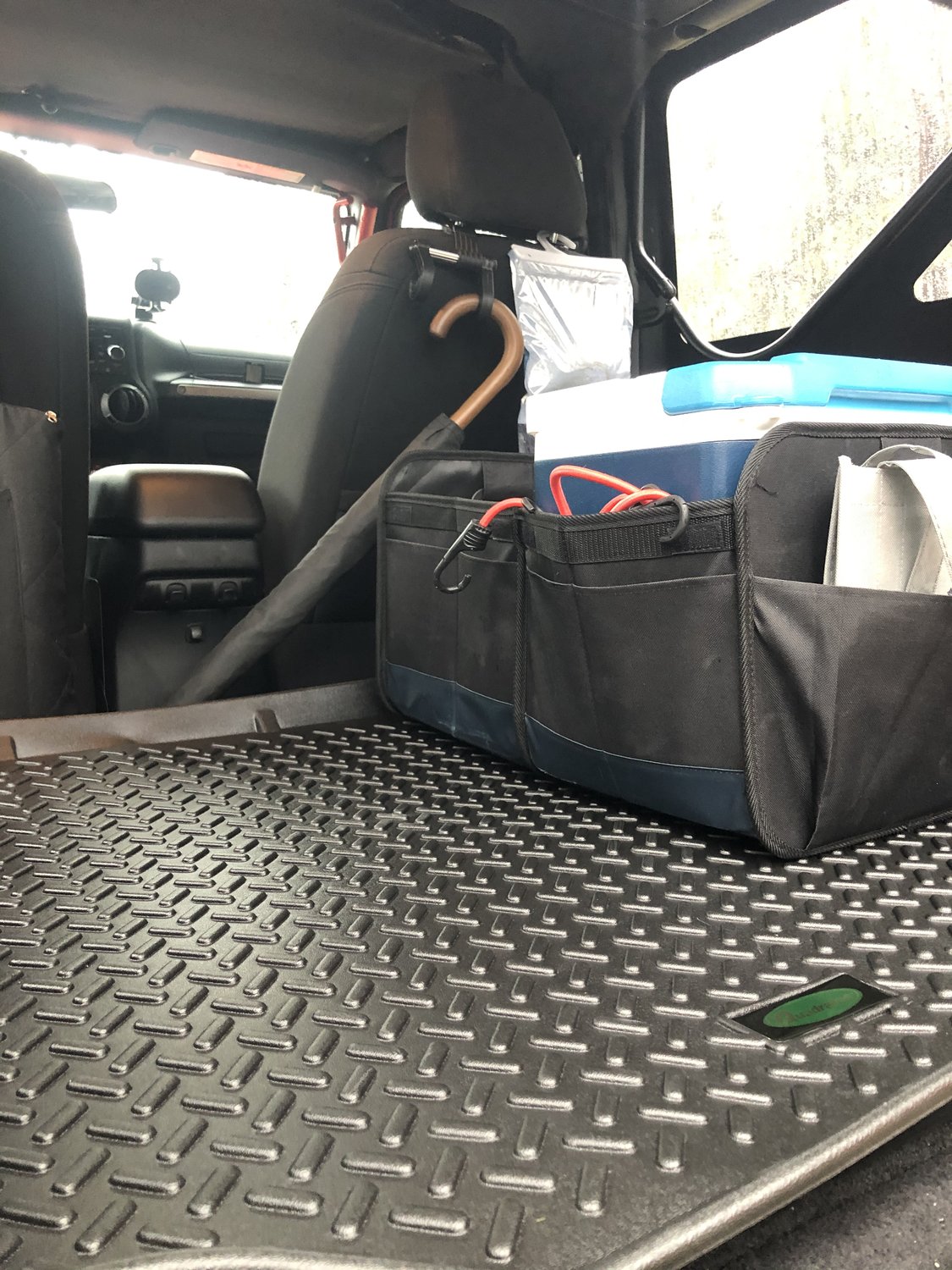 Quadratec TruFit® Rear Cargo Liner for 0718 Jeep Wrangler JK 2Door