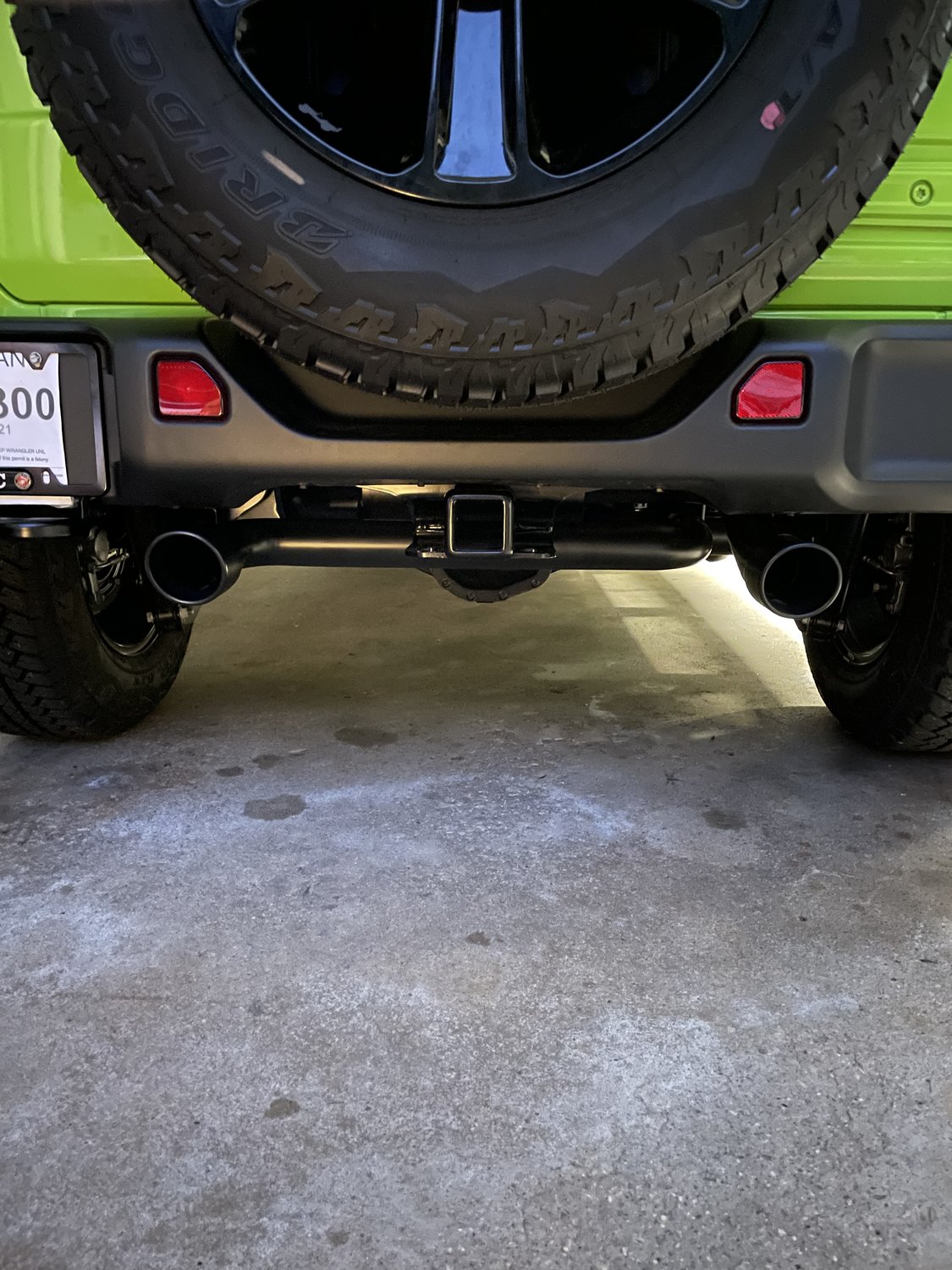 Borla ATAK® 2.5" Dual Axle Back Exhaust for 1822 Jeep Wrangler JL with 2.0L engine Quadratec
