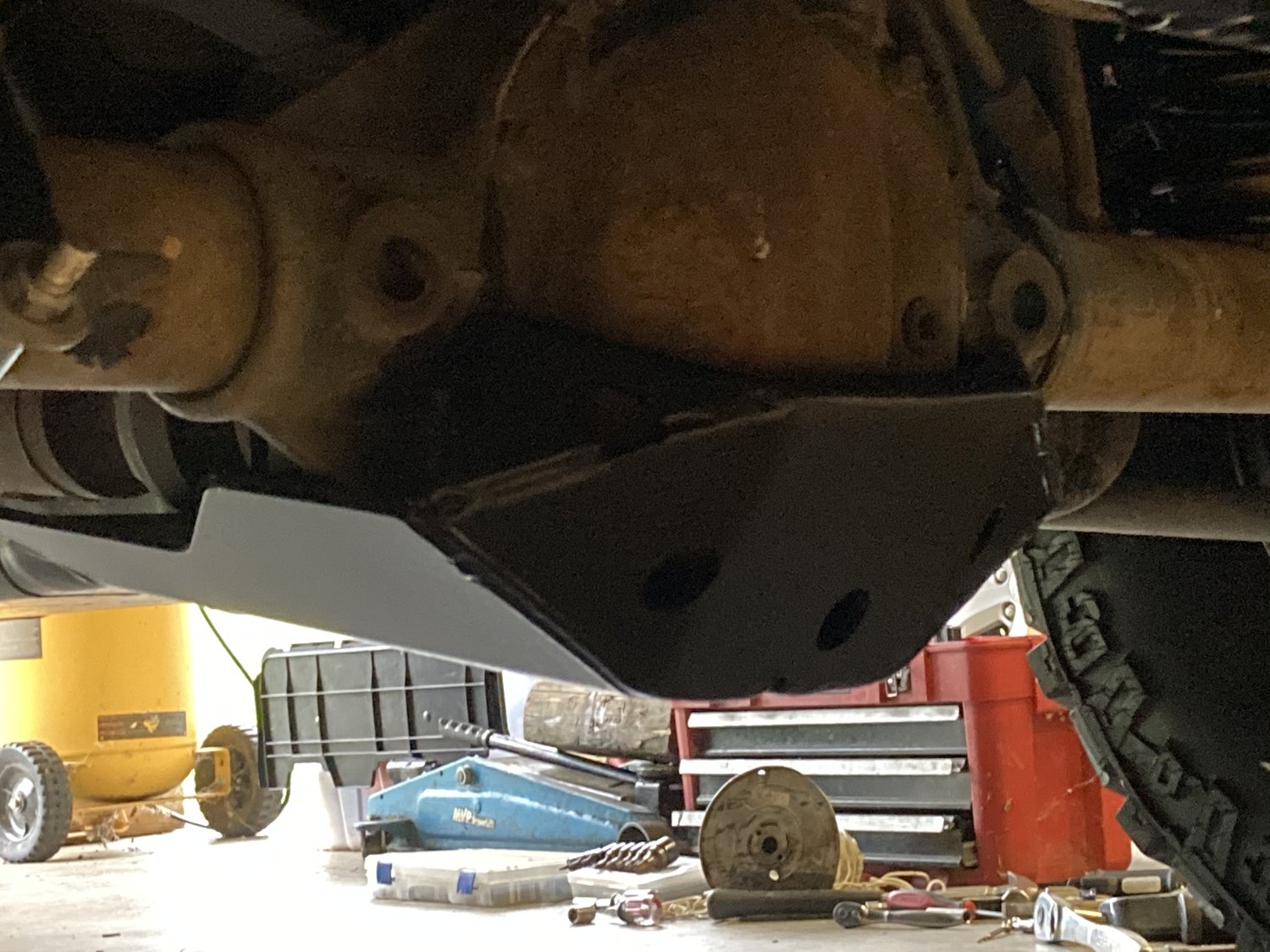 Rough Country 799 Rear Differential Skid Plate for 0718 Jeep Wrangler