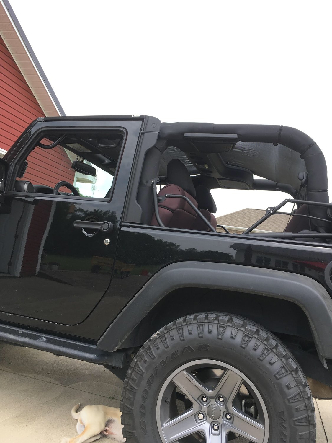 Spiderwebshade Sw1 Jk2d Long Top For 07 18 Jeep Wrangler