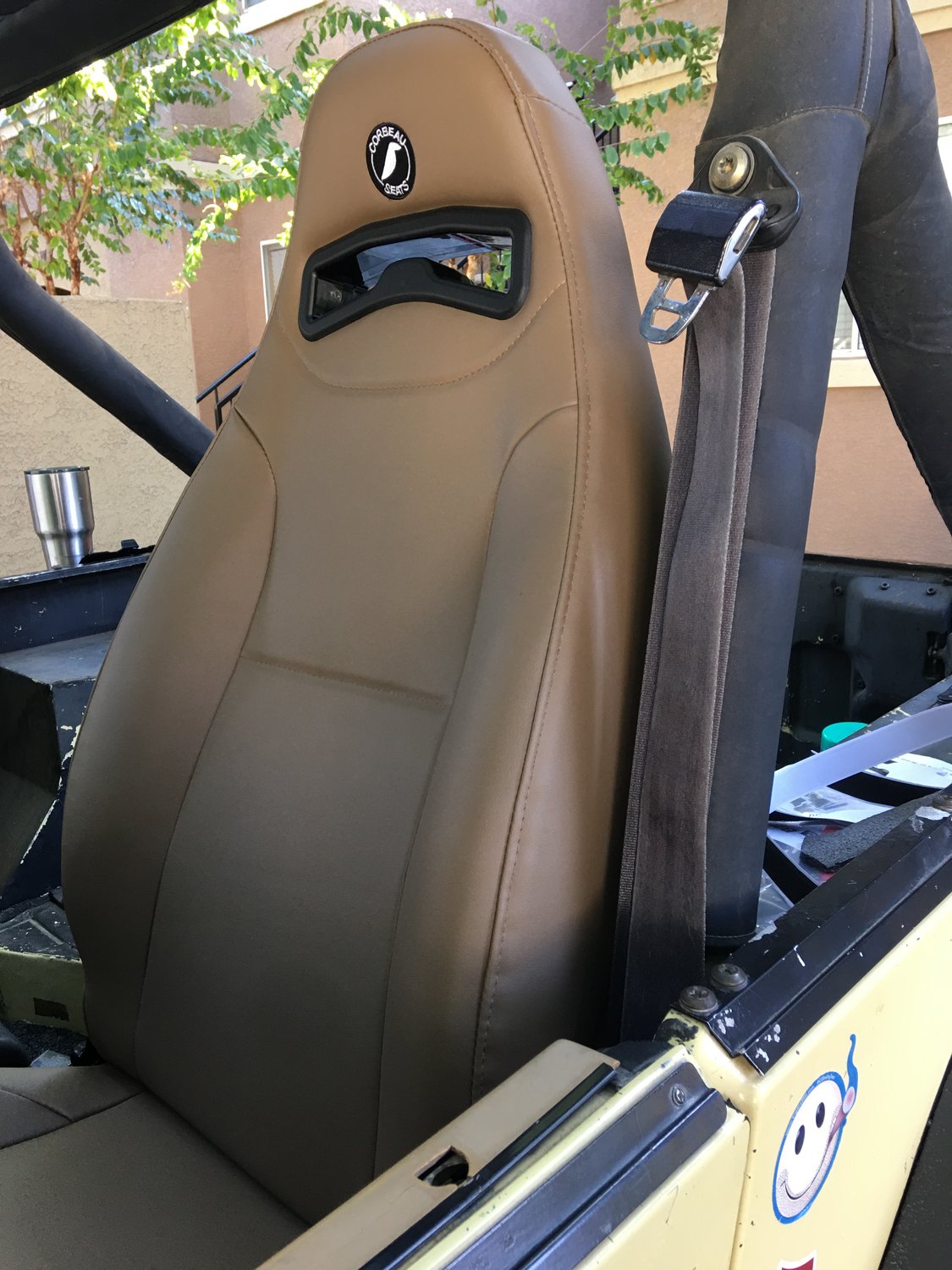 Corbeau Moab Reclining Front Seat Pair for 7618 Jeep CJ5, CJ7, CJ8