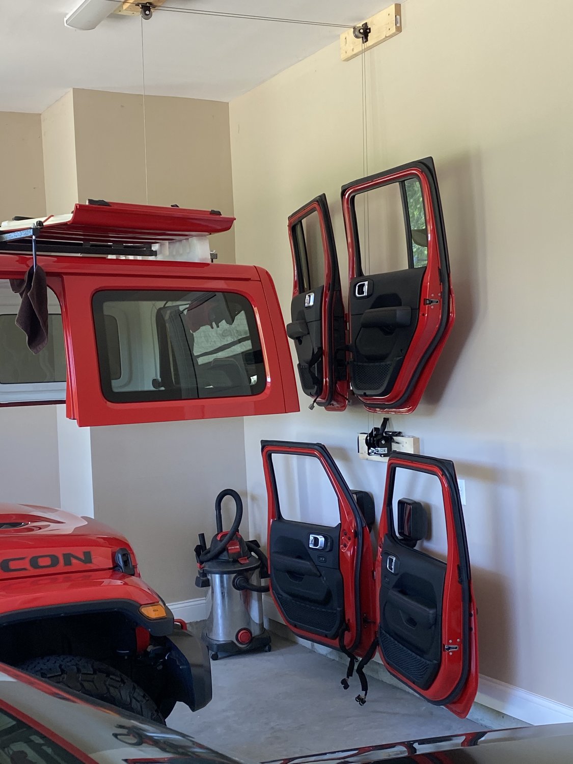 Quadratec Door Storage Hanger for 7624 Jeep Wrangler, Gladiator, & CJ