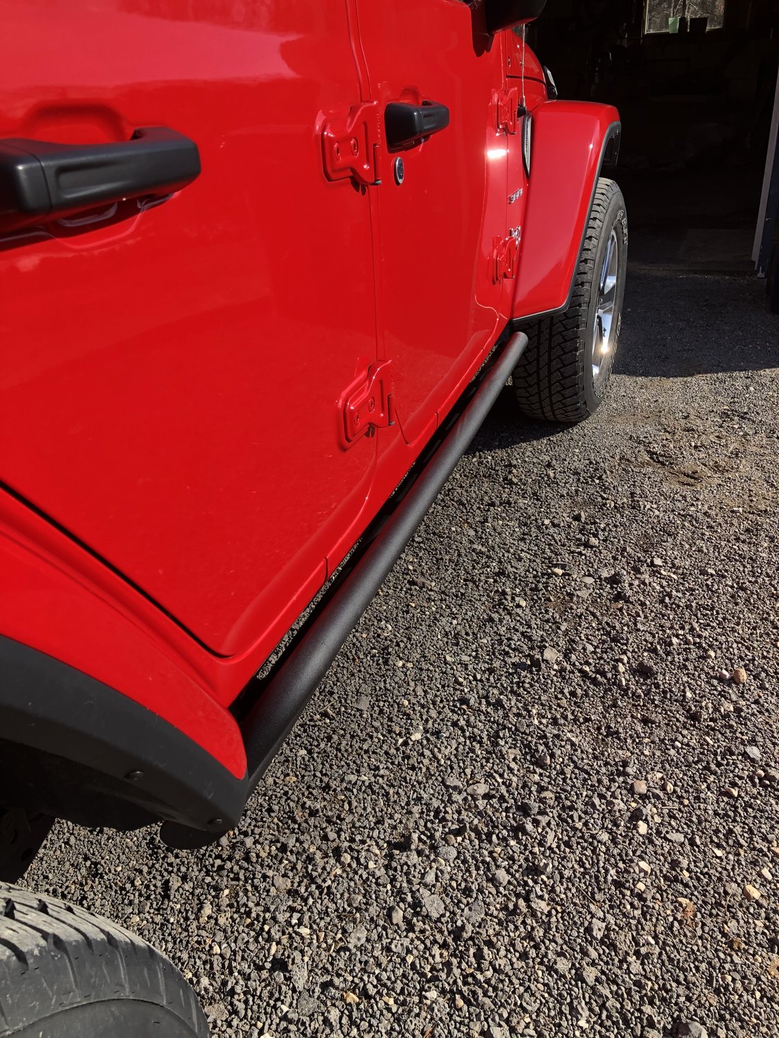 Go Rhino FS4506T Frame Mount Sliders for 1820 Jeep Wrangler Unlimited JL 4Door Quadratec