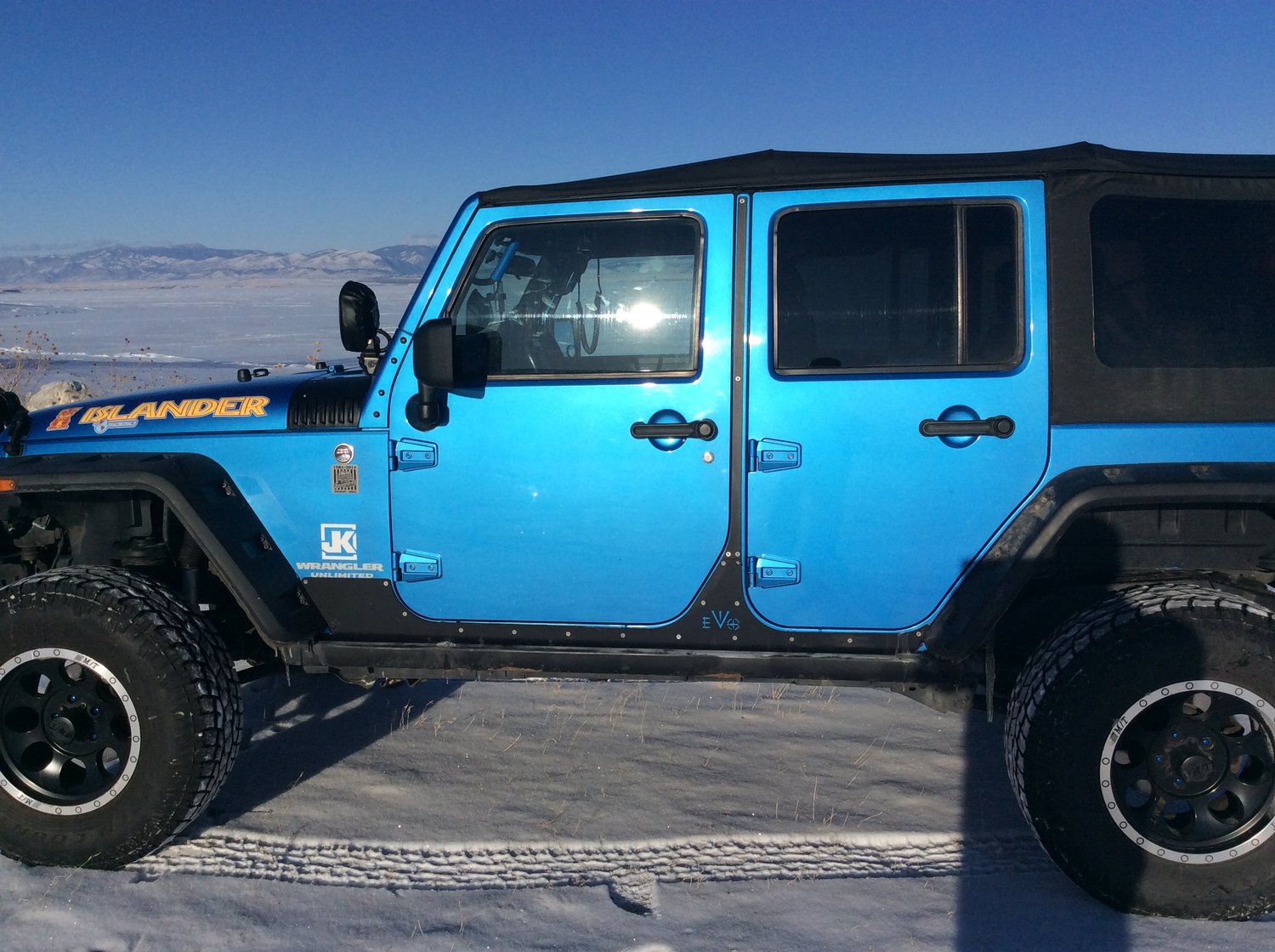 EVO Manufacturing Rockskin B Pillar Armor for 0718 Jeep Wrangler