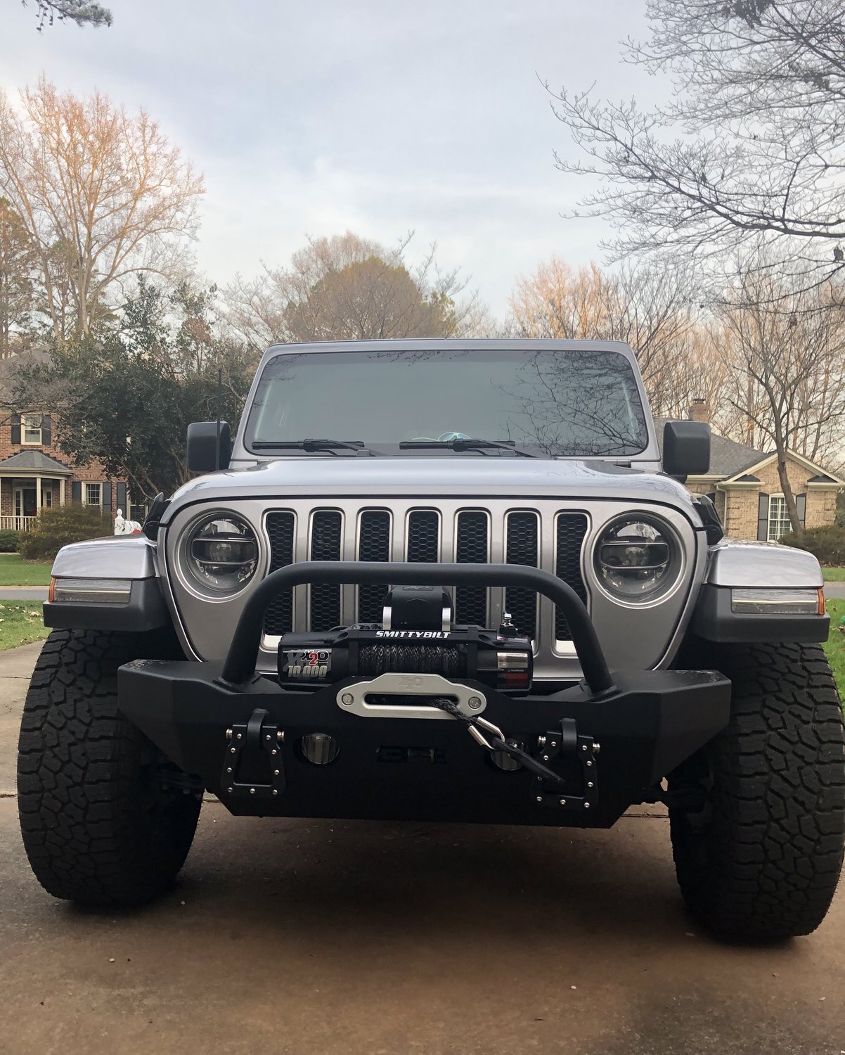 Body Armor JL19532 Front Mid Width Winch Bumper for 1821 Jeep
