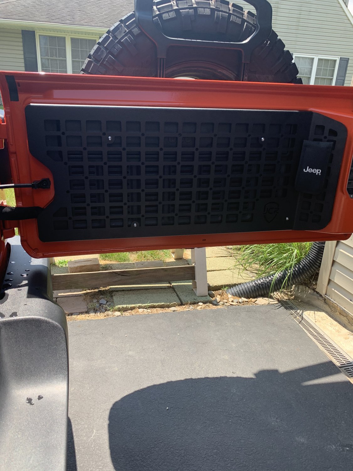 JCR Offroad JLHMPPC Tailgate MOLLE Panel for 1820 Jeep Wrangler JL