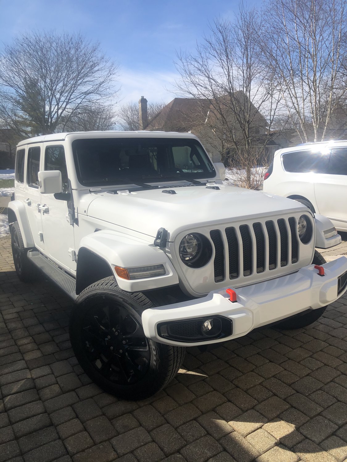 Jeep wrangler front sale tow hook covers