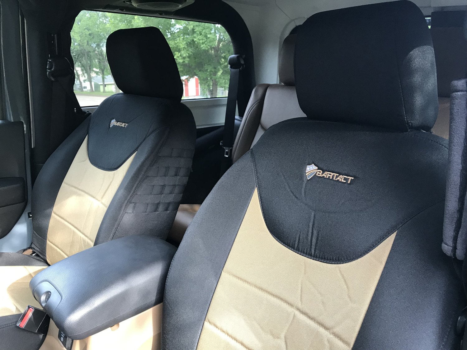Bartact MilSpec Super Front Seat Covers for 1318 Jeep Wrangler JK