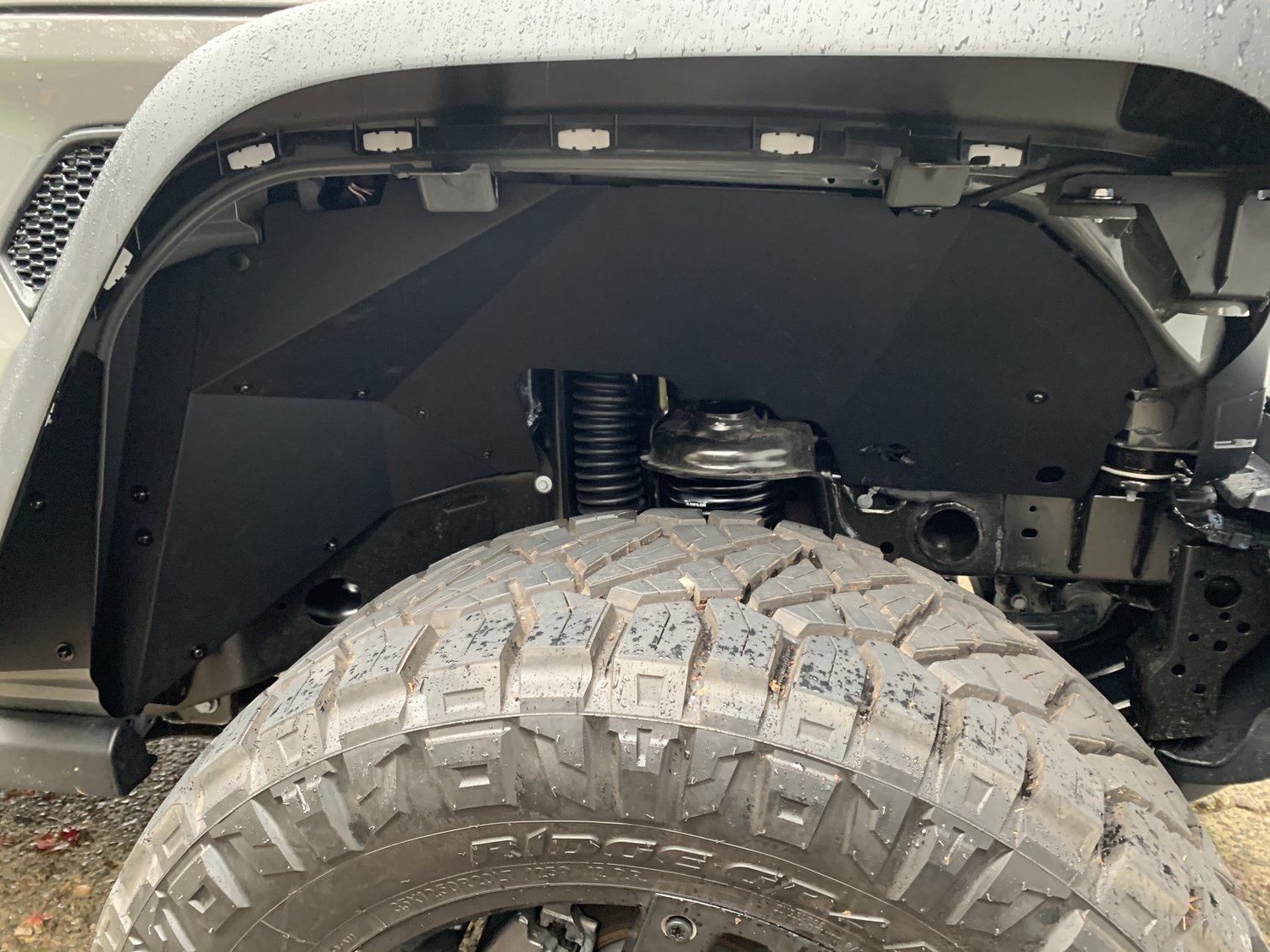 Rugged Ridge 11615.61 Aluminum Inner Fender Flare Liners for 1822 Jeep Wrangler JL & Gladiator