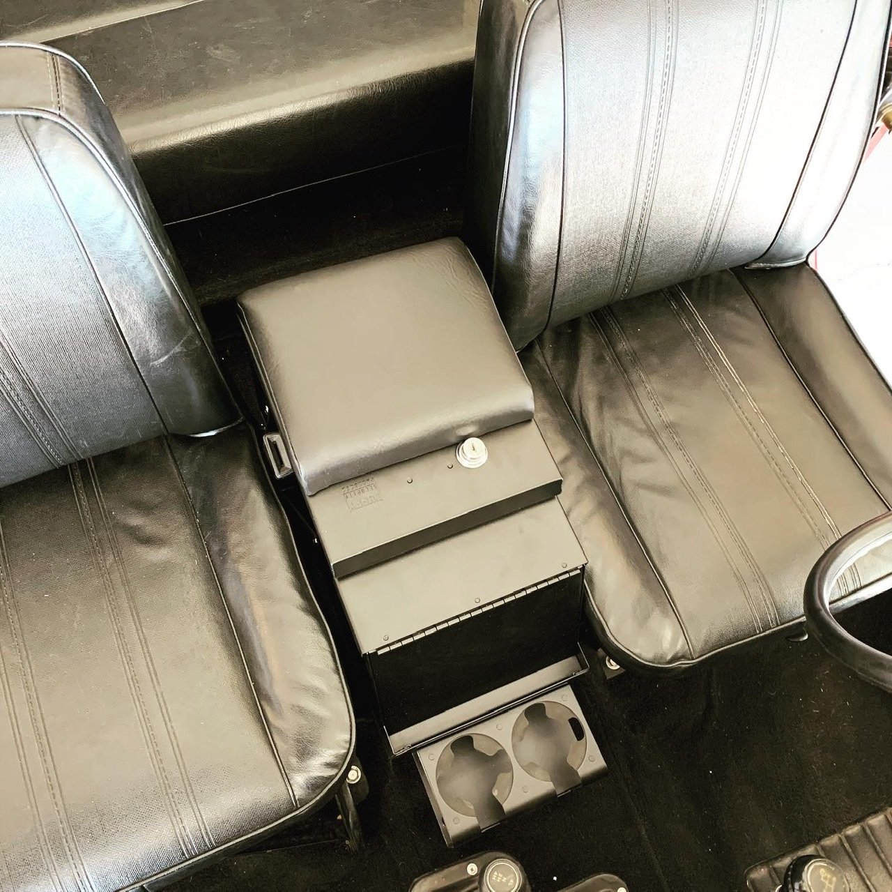 Tuffy Stereo Security Console (10" Wide) for 7690 Jeep CJ5, CJ7, CJ