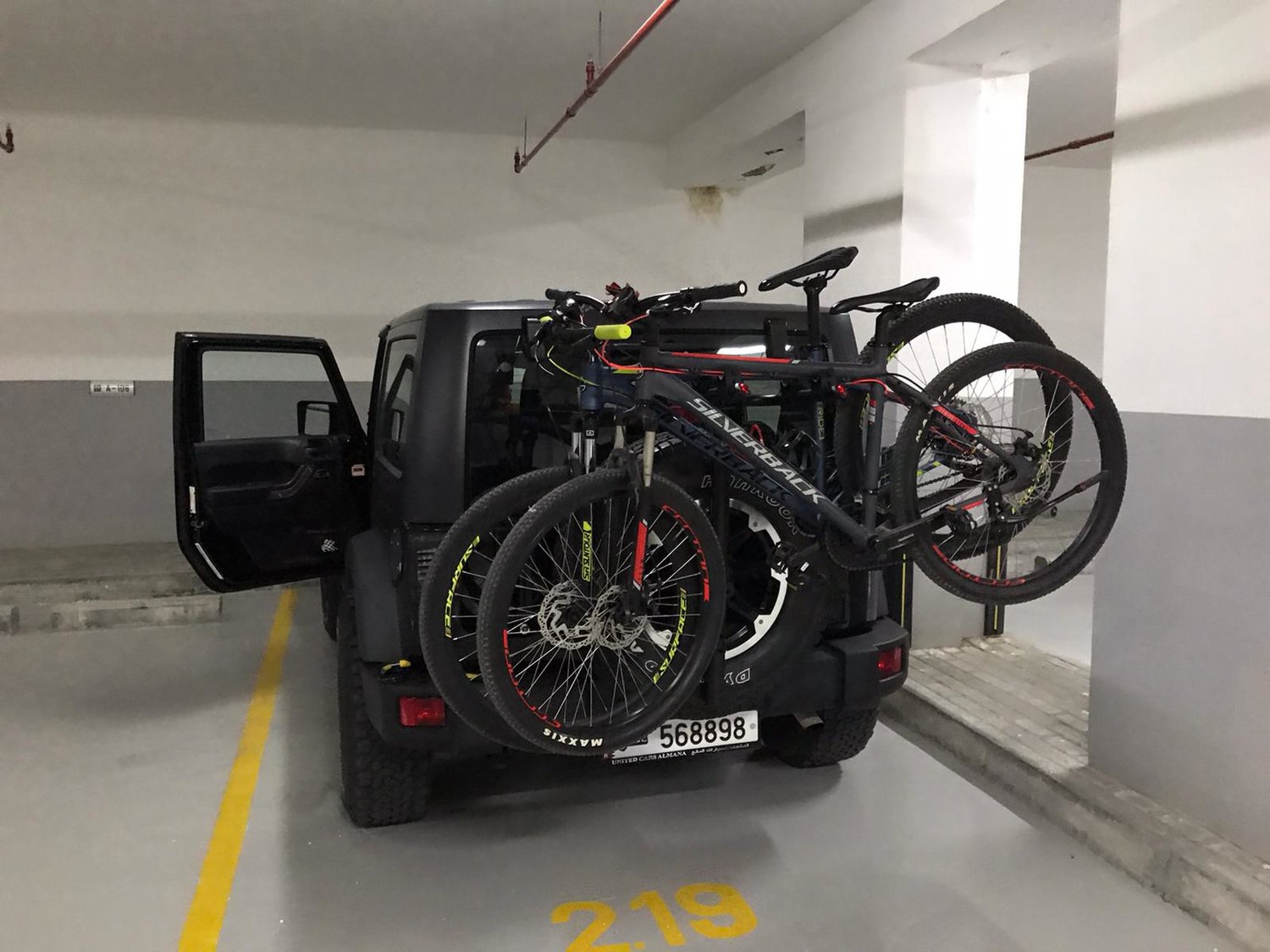 Quadratec Spare Wheel Mounting Bike Rack Quadratec