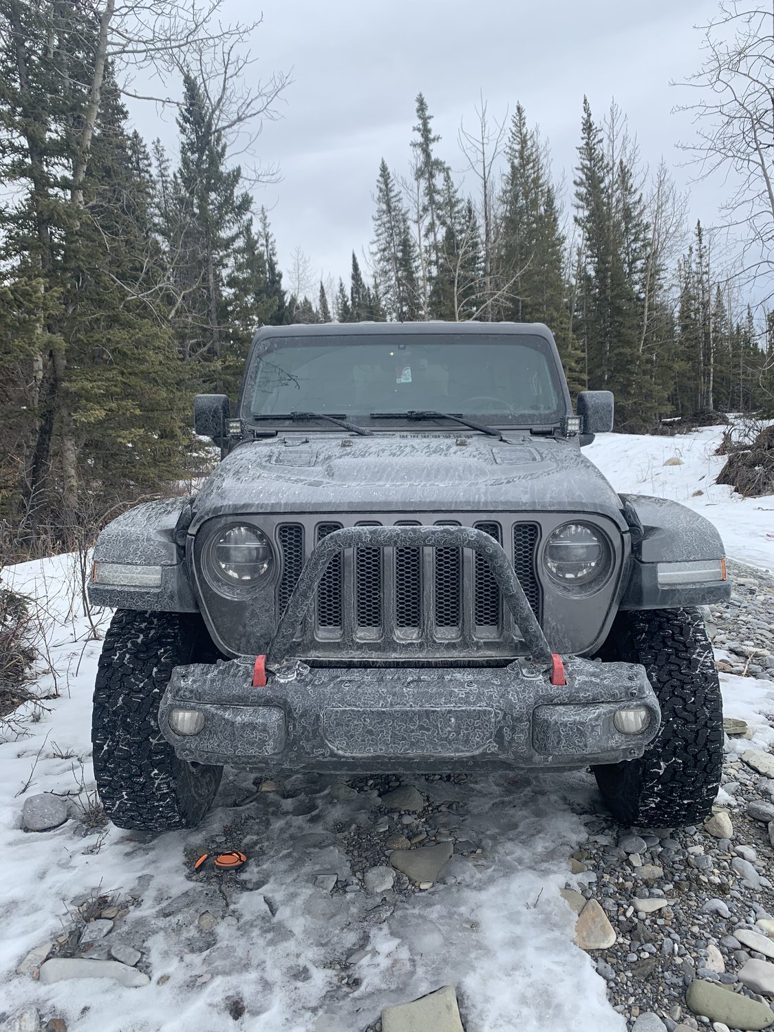 Rough Country 2in LED Cube Light Lower Windshield Kit for 1822 Jeep