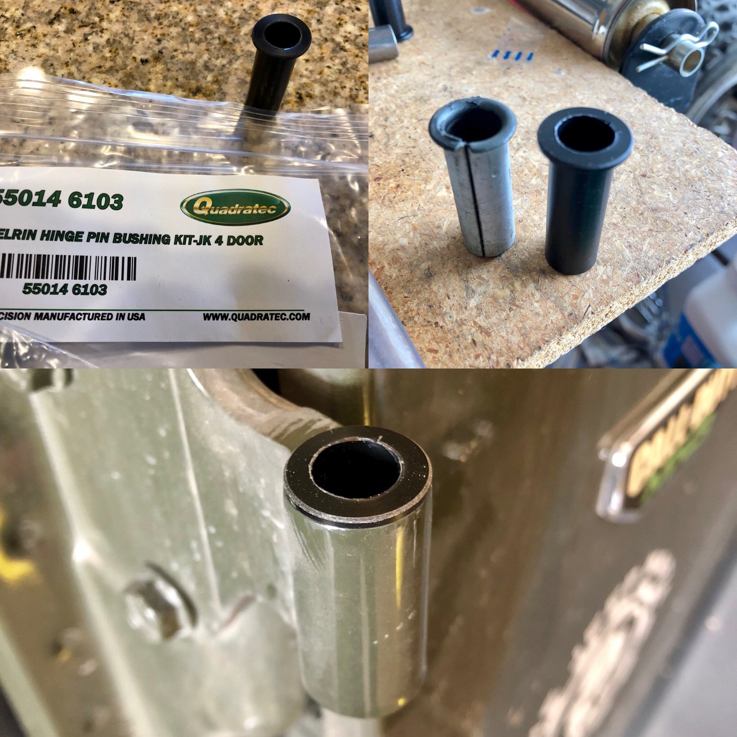 APDTY 140188 Door Hinge Pin Bushing Fits All Door Hinges 2007-2018 Jeep Wrangler JK Sold Individually; Replaces 55395703AD APDTY 140188 Door Hinge Pin Bushing Fits All Door Hinges 2007-2018 Jeep Wrangler JK Sold Individually; Replaces 55395703AD