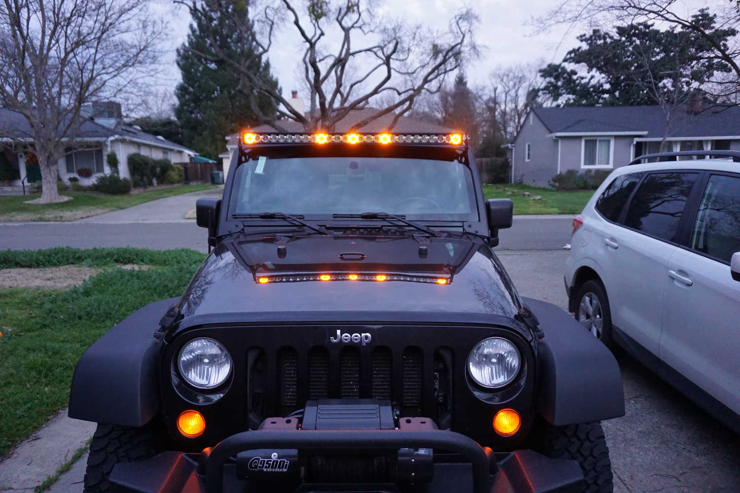 Quadratec J5 Led Light Bar Kit With 6 Bolt Style