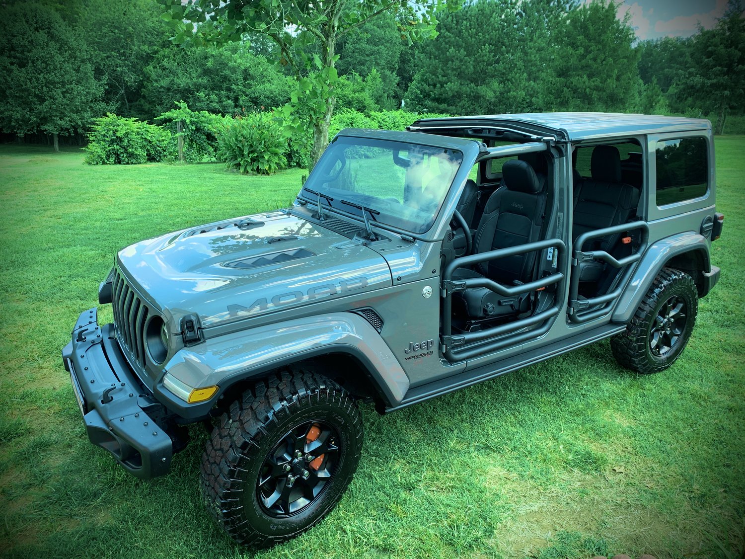 Mopar 77072498AC Front and Rear Tube Doors for 18-24 Jeep Wrangler JL ...