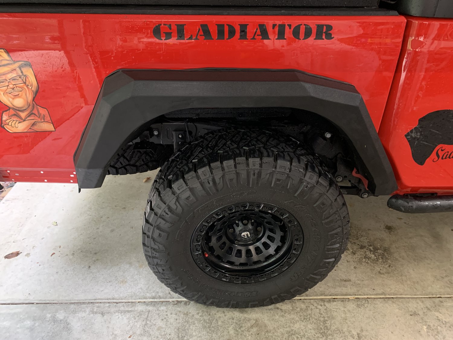 DV8 Offroad INFEND04RB Rear Inner Aluminum Fenders for 2023 Jeep