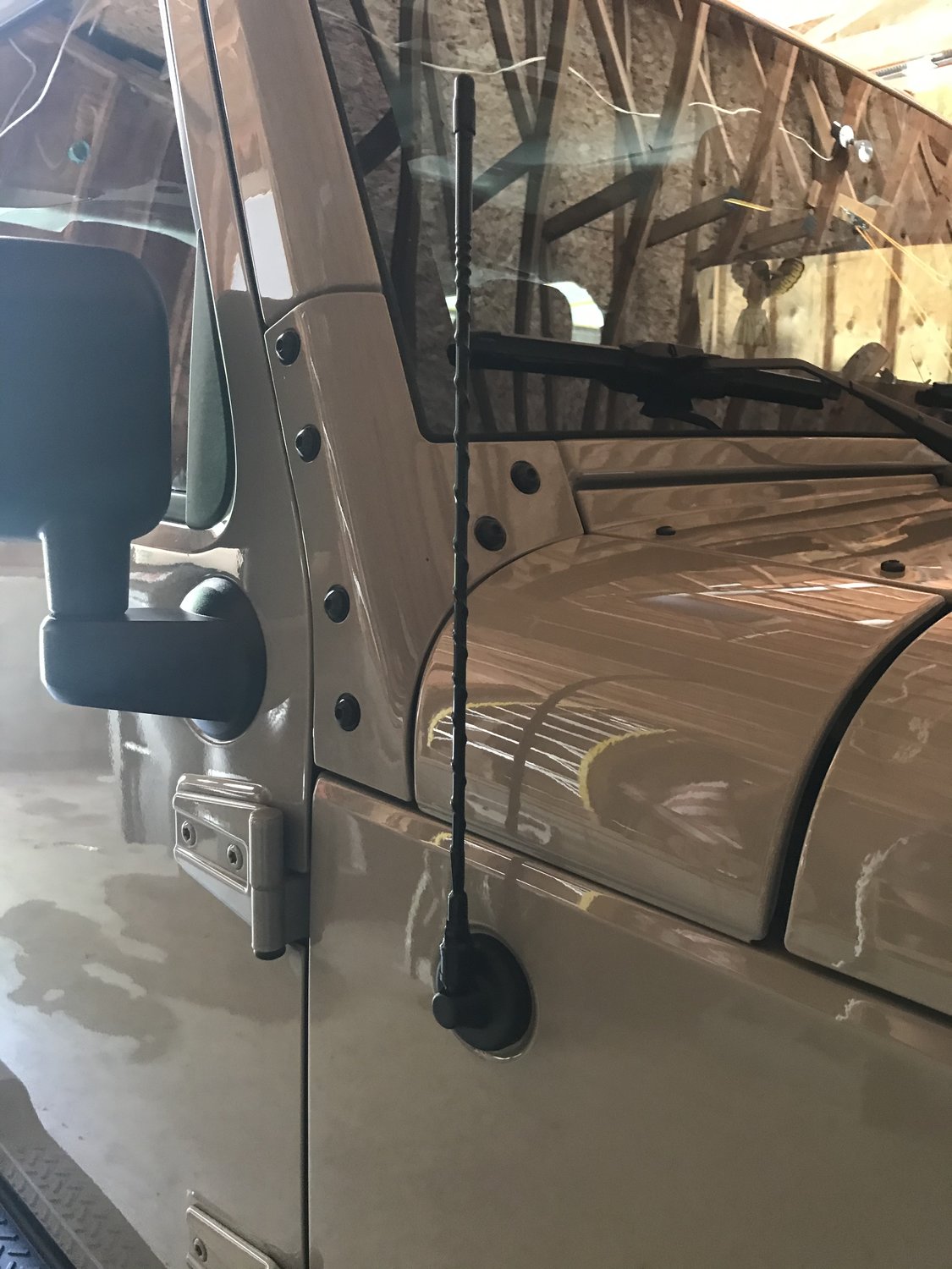 Best Jeep Antenna For Reception Ham Radio Antenna Tj Did Today Mounted