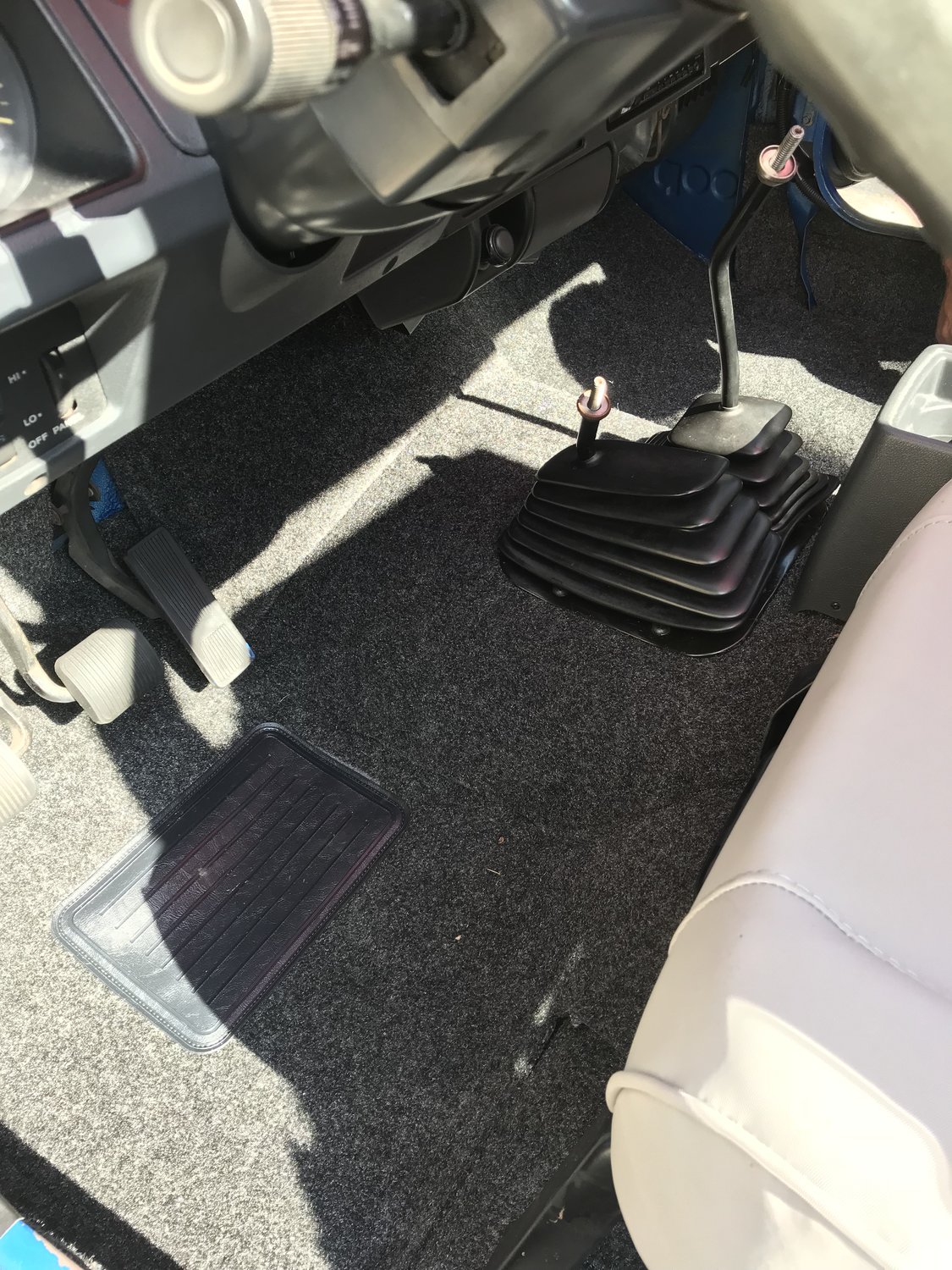 Bedrug BRCYJ76F Premium Carpeted Front Floor Covering for 7695 Jeep CJ