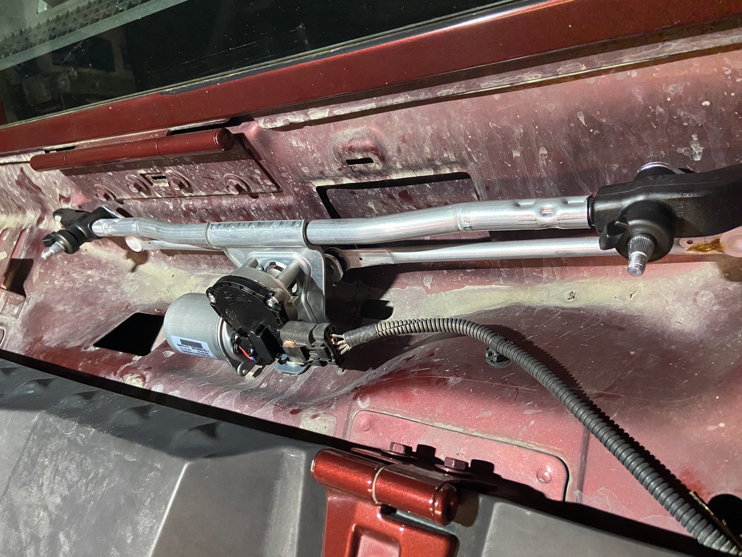 Mopar 55077859AC Wiper Motor and Linkage Kit for 0718 Jeep Wrangler JK