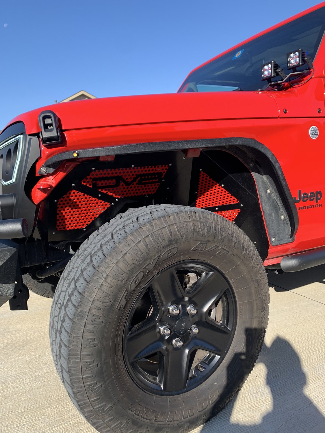 DV8 Offroad Front Inner Fenders for 1823 Jeep Wrangler JL & Gladiator
