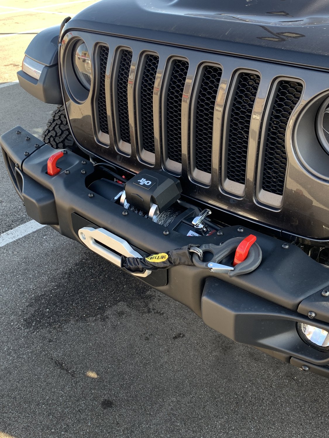 Rusty's Offroad RRWM55JL Winch Mount Plate for 1820 Jeep Wrangler JL