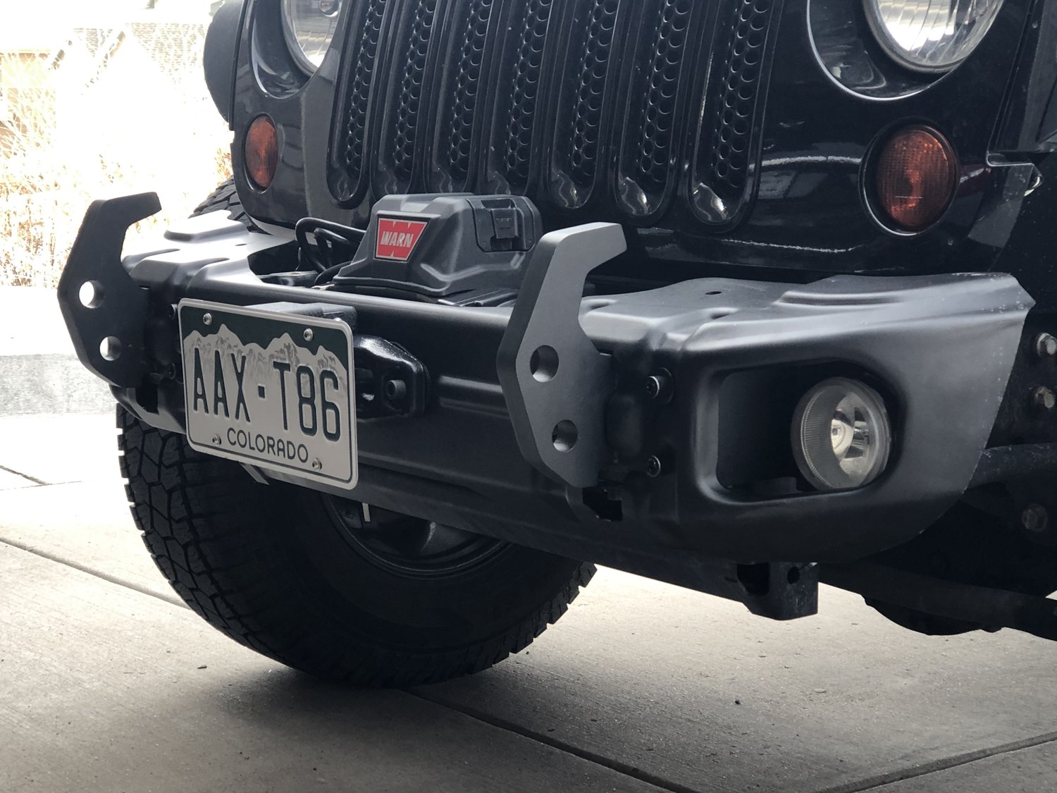 Rugged Ridge Arcus Front Bumper for 0718 Jeep Wrangler JK Quadratec