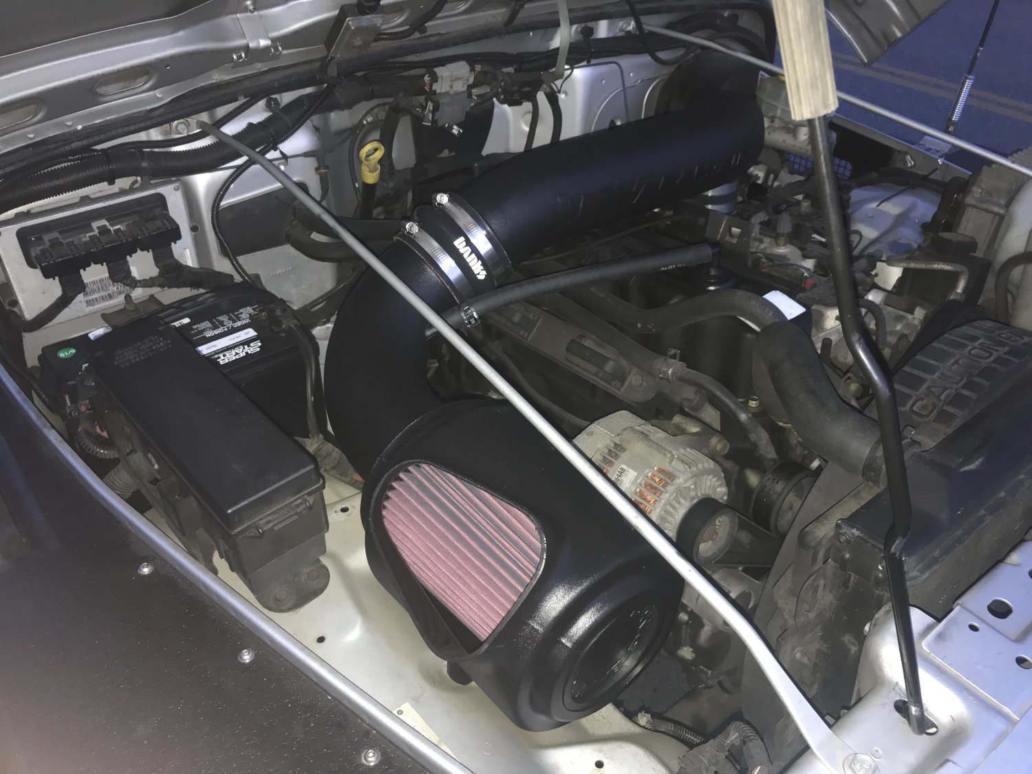 ジープ4.0Lのための銀行41816空気取り入れ口システム'97 -'06 Banks Power 41816 Ram-Air Intake System for 97-06 Jeep Wrangler TJ
